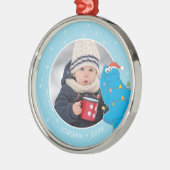  Cookie Monster | Naam en foto Metalen Ornament (Links)