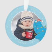 Cookie Monster | Naam en foto Ornament (voorkant)