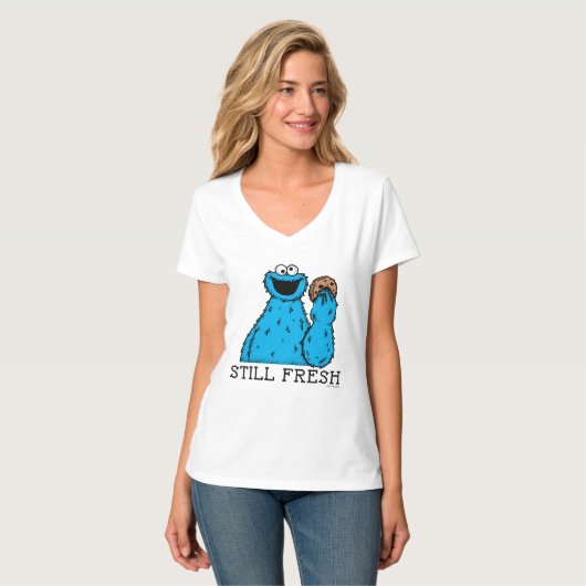 Cookie Monster | Nog vers T-shirt (Voorkant volledig)