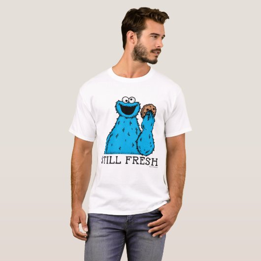 Cookie Monster | Nog vers T-shirt (Voorkant volledig)