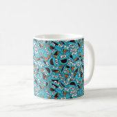Cookie Monster | Nom Nom Nom Patroon Koffiemok (Voorkant rechts)