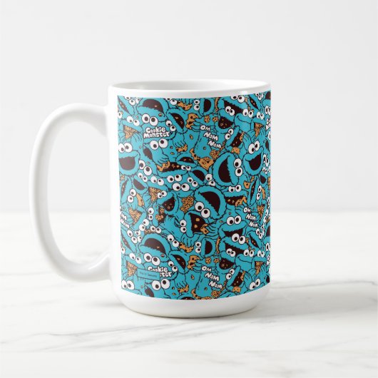 Cookie Monster | Nom Nom Nom Patroon Koffiemok (Links)