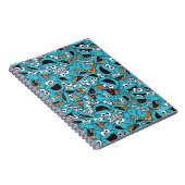 Cookie Monster | Nom Nom Nom Patroon Notitieboek (Rechterzijde)