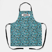 Cookie Monster | Nom Nom Nom Patroon Schort (Voorkant)