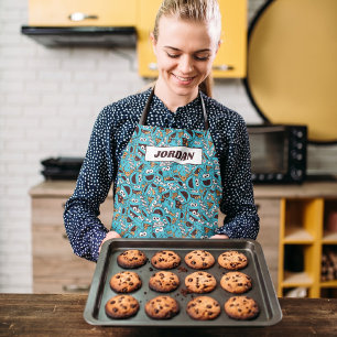 Cookie Monster Nom Nom Nom Patroon Schort