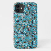Cookie Monster | Nom Nom Nom Pattern Case-Mate iPhone Case (Achterkant)