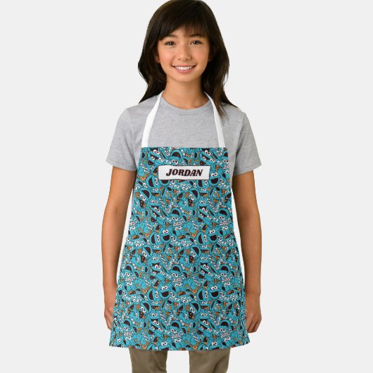 Cookie Monster | Nom Nom Nom Pattern Schort (Insitu)