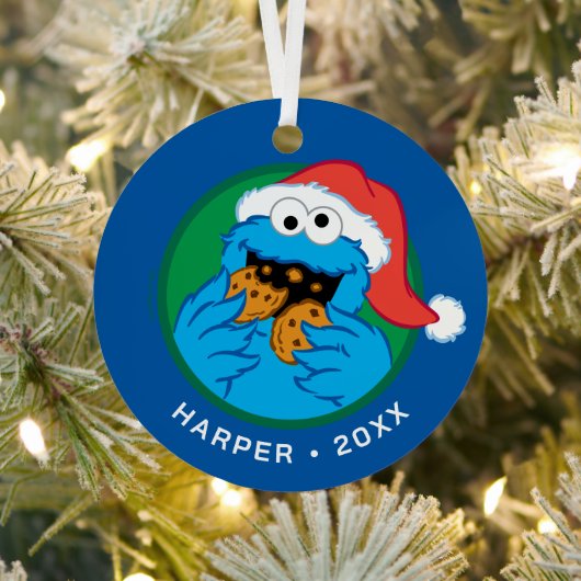Cookie Monster | Official Christmas Cookie Tester Metalen Ornament (Insitu)
