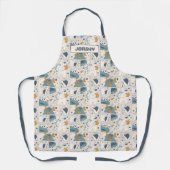 Cookie Monster | Om Nom Comic Pattern 2 Schort (Voorkant)