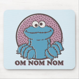 Cookie Monster   Om Nom Nom Muismat