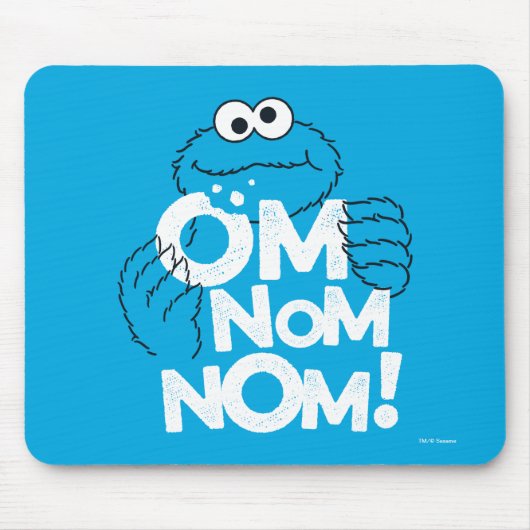 Cookie Monster | Om Nom Nom! Muismat (Voorkant)