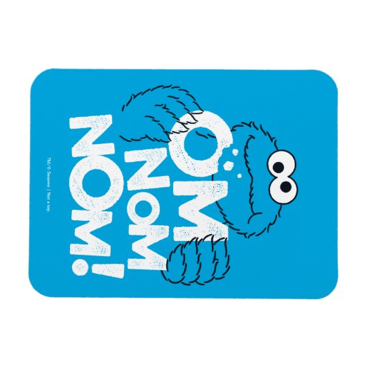 Cookie Monster | Om Nom Nom Nom! Magneet (Horizontaal)
