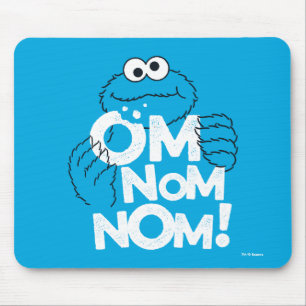 Cookie Monster   Om Nom Nom Nom! Muismat
