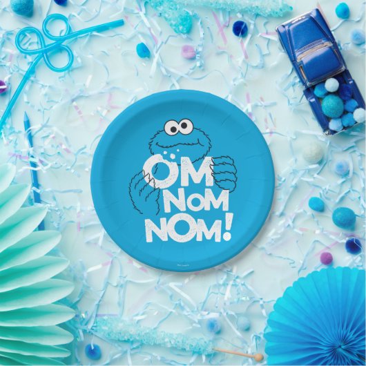 Cookie Monster | Om Nom Nom Nom! Papieren Bordje (Feest)