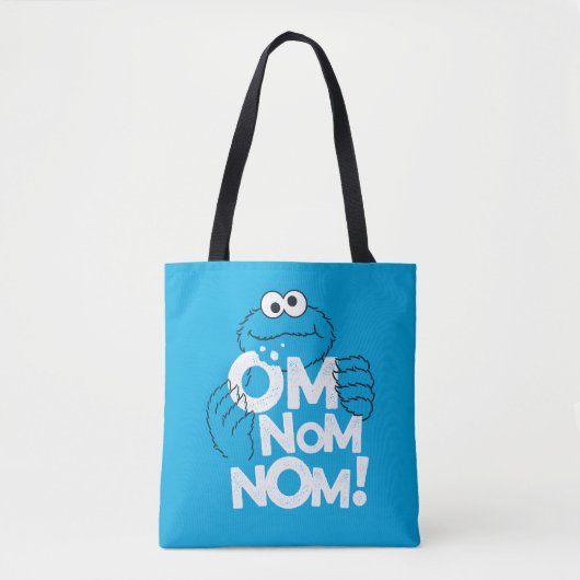 Cookie Monster | Om Nom Nom Nom! Tote Bag (Voorkant)