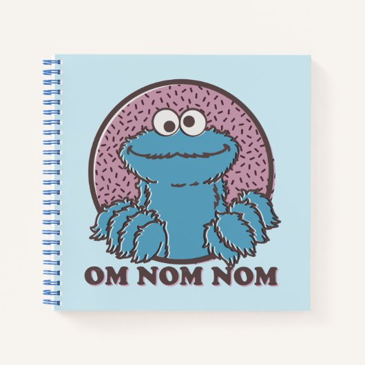 Cookie Monster | Om Nom Nom Notitieboek (Voorkant)