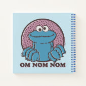 Cookie Monster | Om Nom Nom Notitieboek (Achterkant)