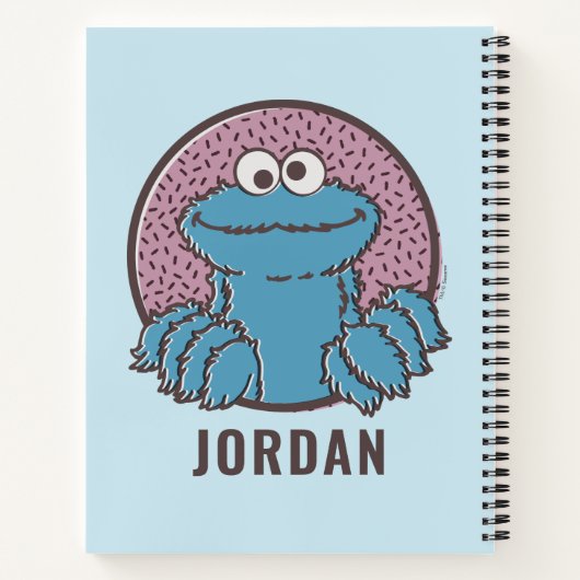 Cookie Monster | Om Nom Nom Notitieboek (Achterkant)
