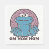 Cookie Monster | Om Nom Nom Servet (Voorkant)