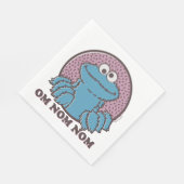 Cookie Monster | Om Nom Nom Servet (Hoek)