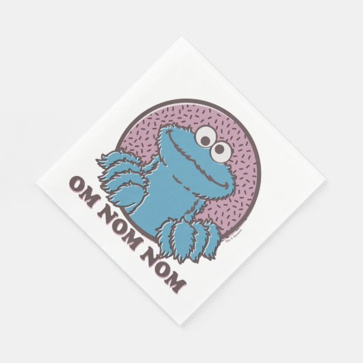 Cookie Monster | Om Nom Nom Servet (Hoek)
