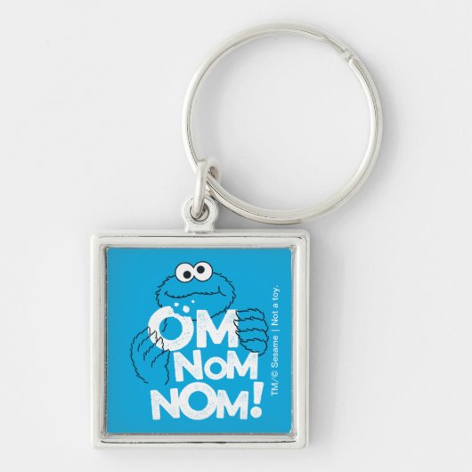 Cookie Monster | Om Nom Nom! Sleutelhanger (Voorkant)