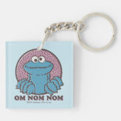 Cookie Monster | Om Nom Nom Sleutelhanger (Achterkant)