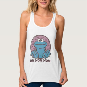 Cookie Monster Om Nom Nom Tanktop