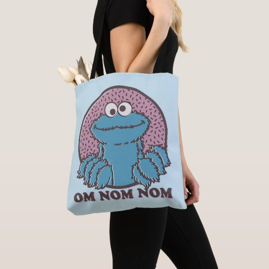 Cookie Monster | Om Nom Nom Tote Bag (Dichtbij)