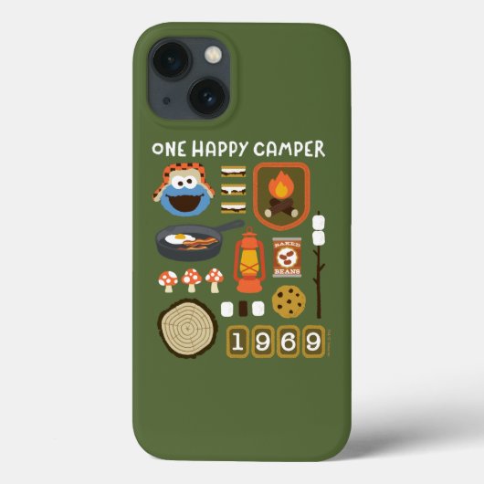 Cookie Monster | One Happy Camper Case-Mate iPhone Case (Achterkant)
