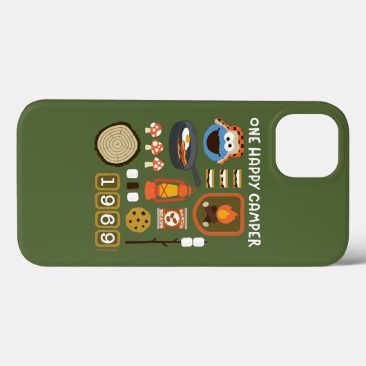 Cookie Monster | One Happy Camper Case-Mate iPhone Case (Achterkant (horizontaal))