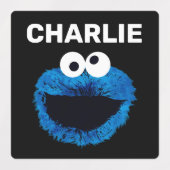 Cookie Monster | Ontwikkeling Waterverf | Jouw nam Labels (Design 1)