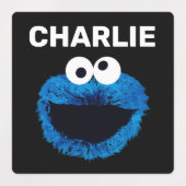 Cookie Monster | Ontwikkeling Waterverf | Jouw nam Labels (Design 2)