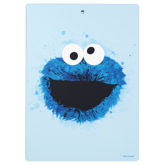 Cookie Monster | Ontwikkeling Waterverf Klembord (Achterkant)