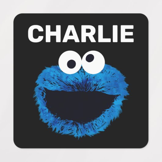 Cookie Monster | Ontwikkeling Waterverf Labels (Design 2)