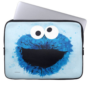 Cookie Monster Ontwikkeling Waterverf Laptop Sleeve