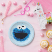 Cookie Monster | Ontwikkeling Waterverf Papieren Bordje (Feest)