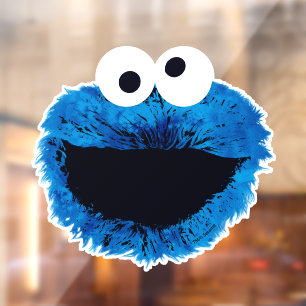 Cookie Monster   Ontwikkeling Waterverf Raamsticker