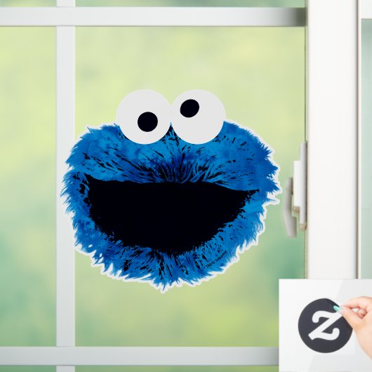 Cookie Monster | Ontwikkeling Waterverf Raamsticker (Huis)