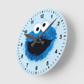 Cookie Monster | Ontwikkeling Waterverf Ronde Klok (Hoek)