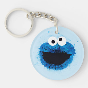 Cookie Monster   Ontwikkeling Waterverf Sleutelhanger