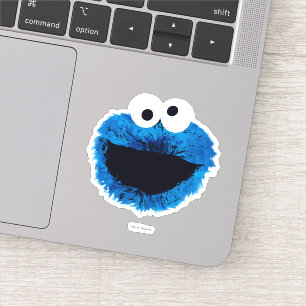 Cookie Monster   Ontwikkeling Waterverf Sticker