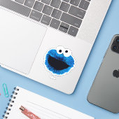 Cookie Monster | Ontwikkeling Waterverf Sticker (Laptop met iPhone)