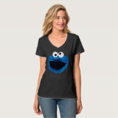 Cookie Monster | Ontwikkeling Waterverf T-shirt (Voorkant volledig)
