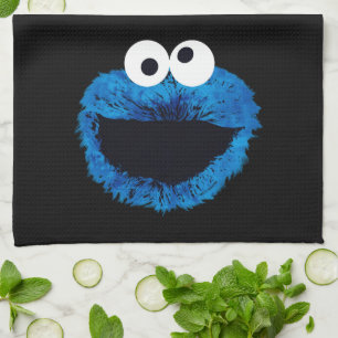 Cookie Monster   Ontwikkeling Waterverf Theedoek