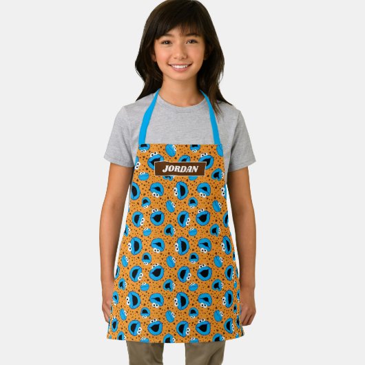 Cookie Monster over Cookie Pattern Schort (Insitu)