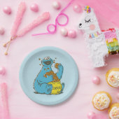 Cookie Monster  Papieren Bordje (Feest)
