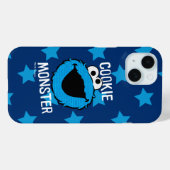 Cookie Monster Patroon Gezicht Case-Mate iPhone Case (Achterkant (horizontaal))