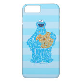 Cookie Monster patroon vulling Case-Mate iPhone Case (Achterkant)