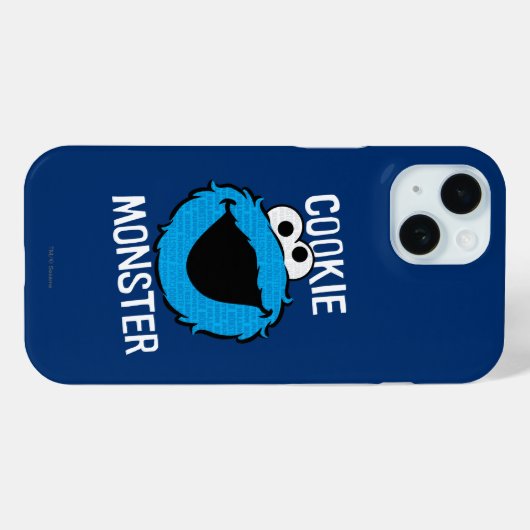 Cookie Monster Pattern Face Case-Mate iPhone Case (Achterkant (horizontaal))